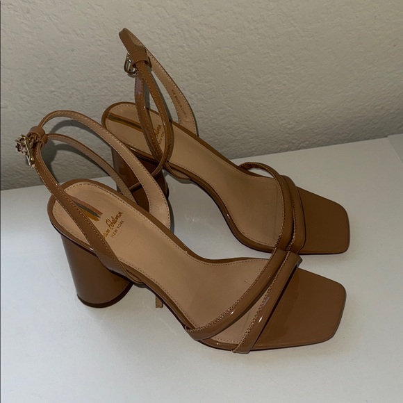 Sam Edelman Kia Block Heel Sandal in Rosa Blush Patent Size 8 - Picture 11 of 11